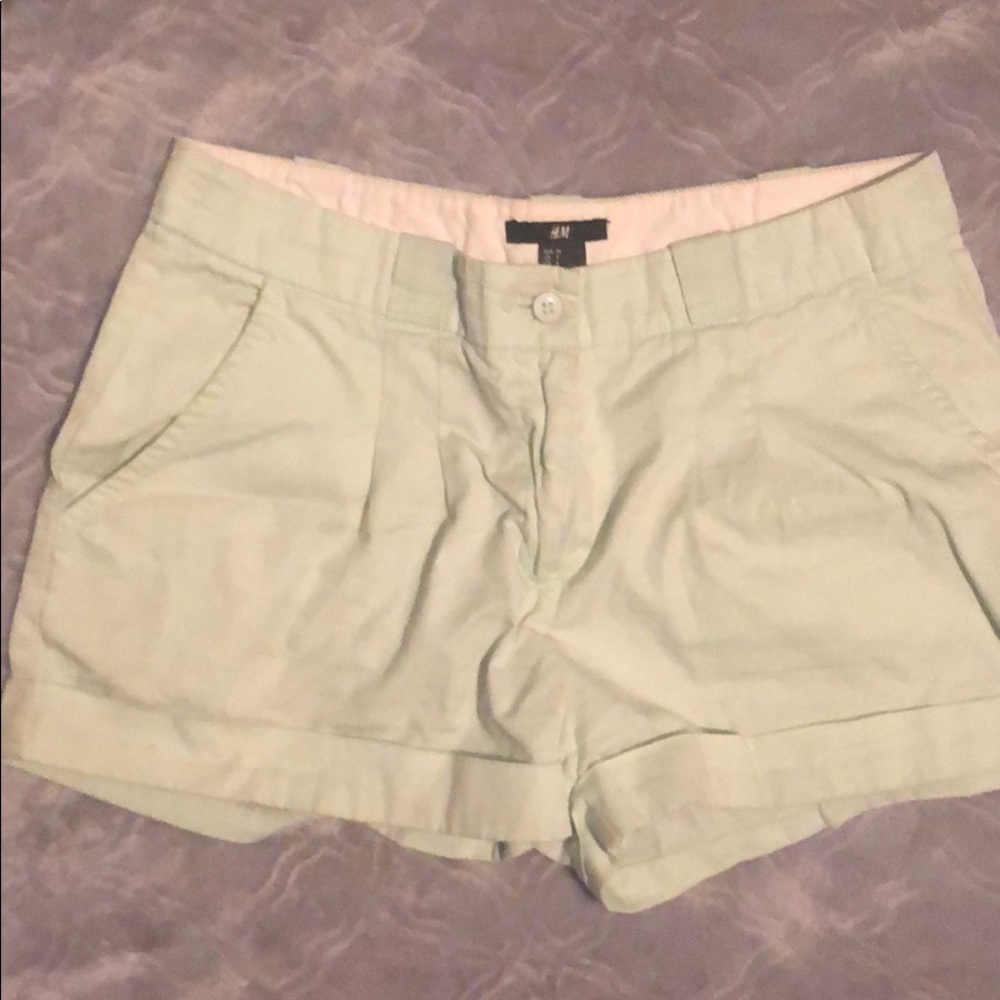 H&M Pleated Shorts